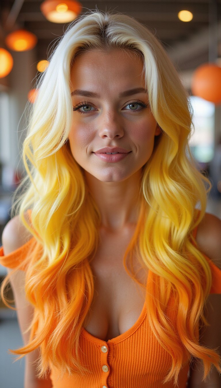 Candy Corn Color Spray For Sweet Costume