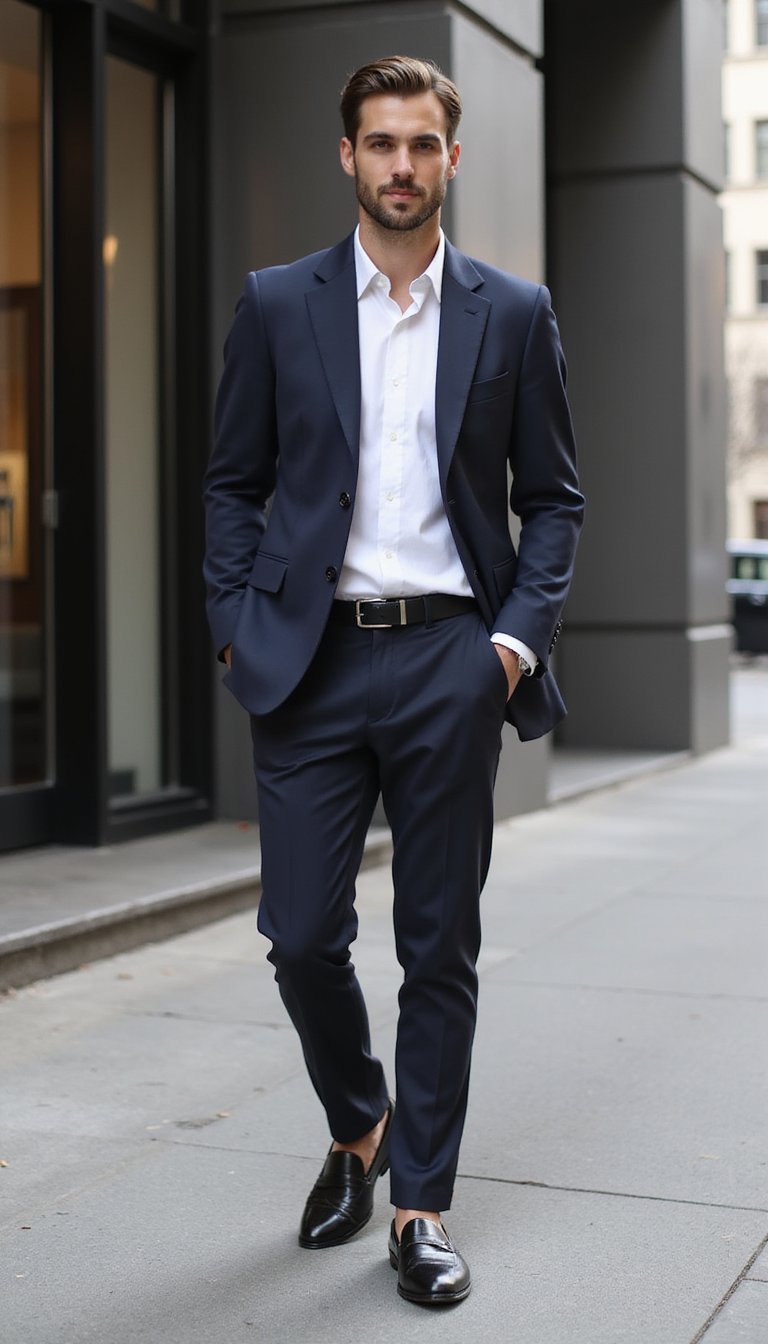 Camisa Oversized E Blazer Estruturado Para Escritório