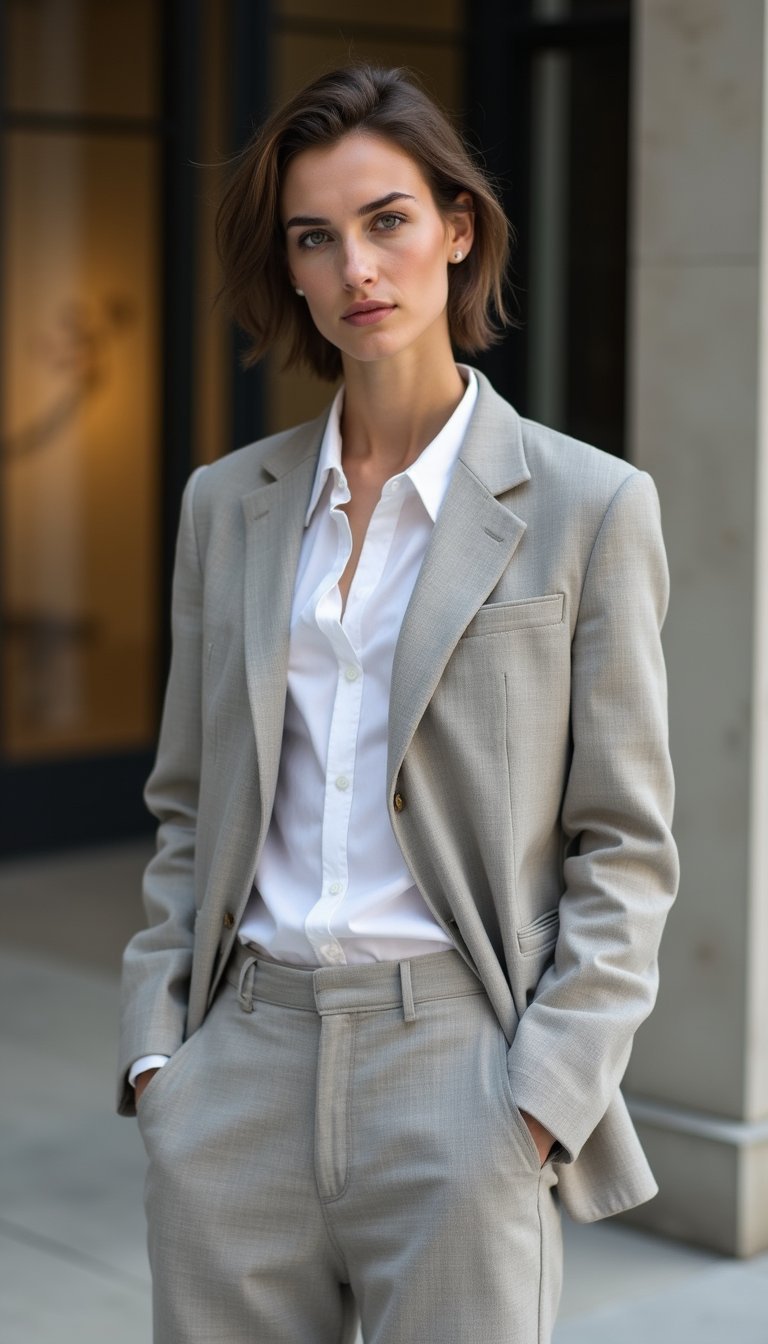 Conjunto Linho Masculino Inspirado Em Alfaiataria Casual