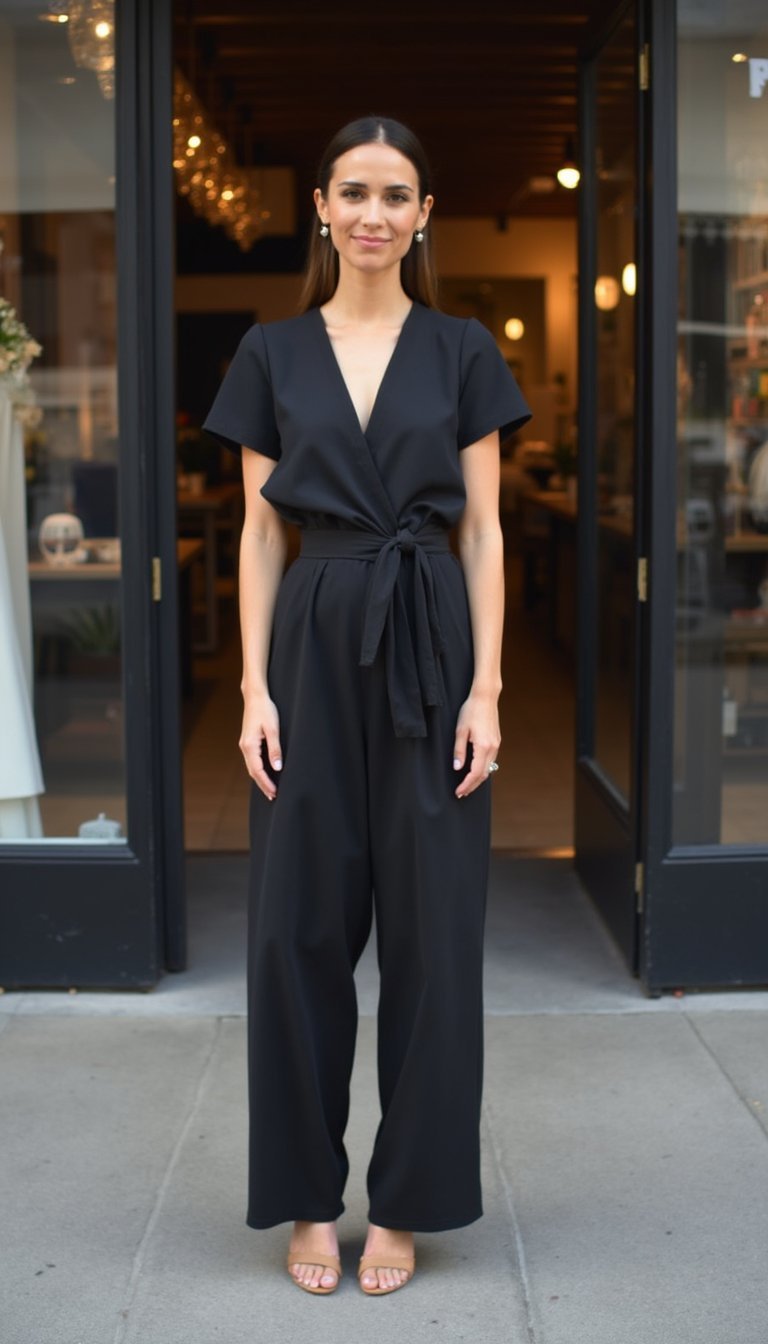 Macacão Alfaiate Com Cinto Marcado Para Corpo Ampulheta