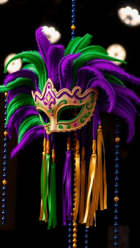 Fringe and Tassel Mask With Rhythmic Movement