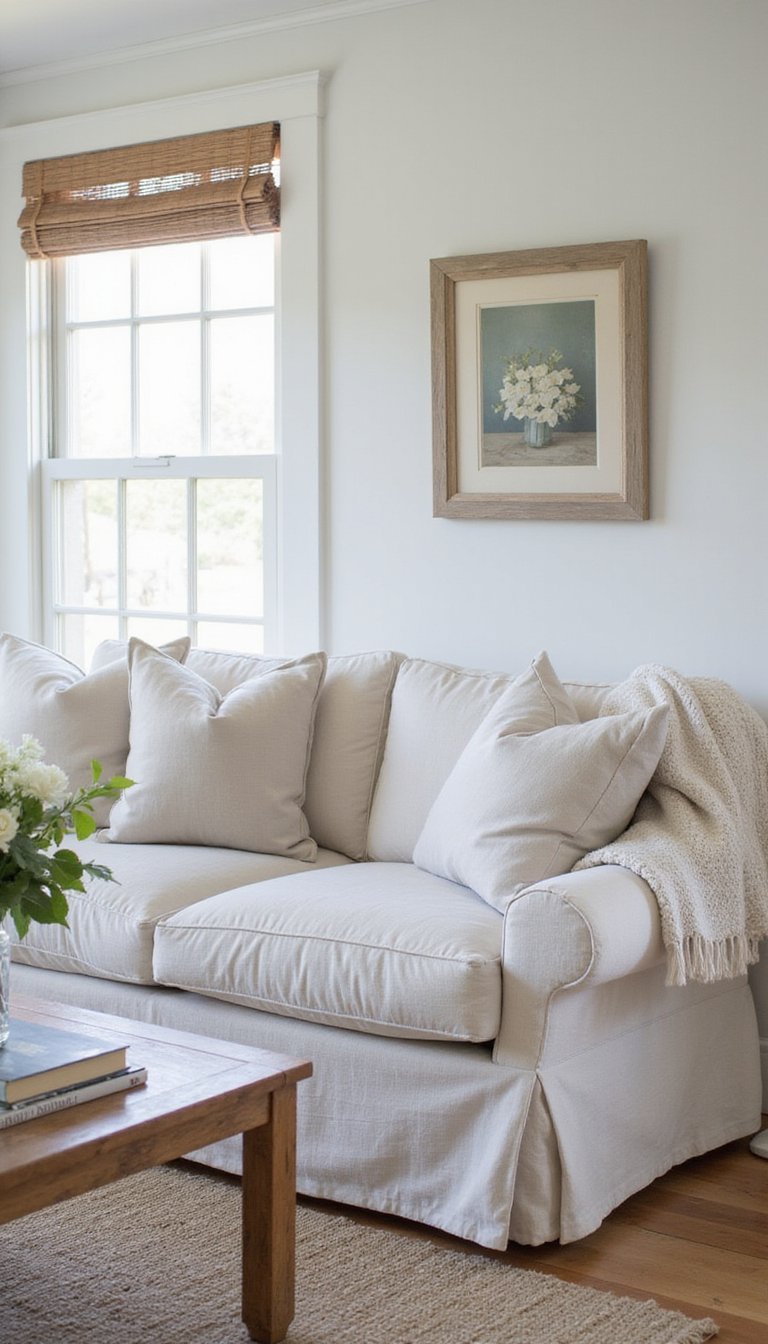 Linen Slipcovers And Relaxed Sofa Styling