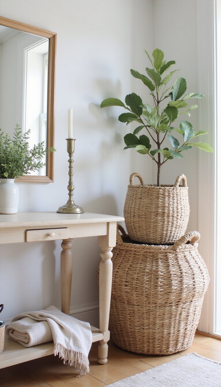 Woven Baskets For Storage And Display