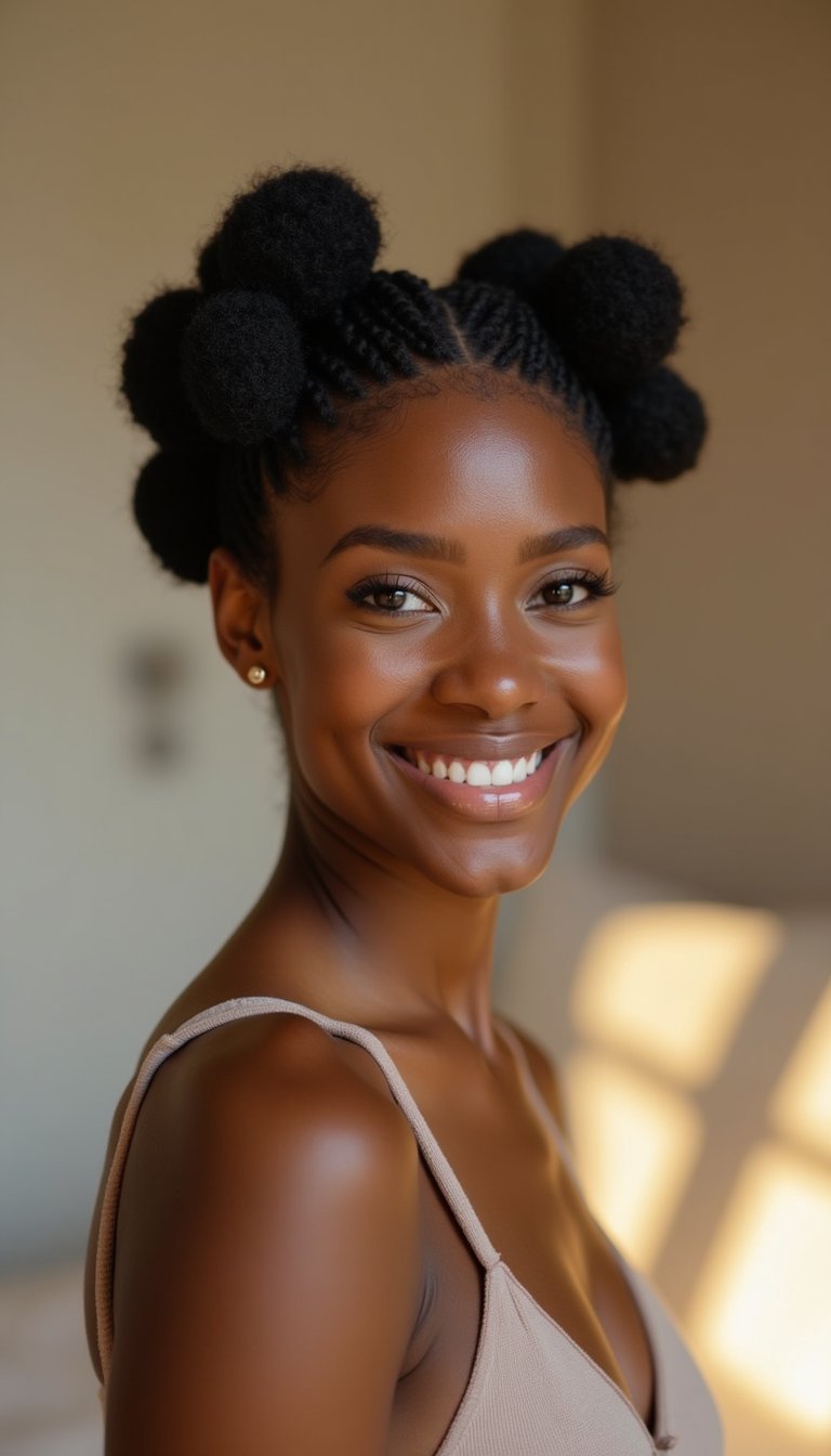 Bantu Knot Set For Springy Coil Definition