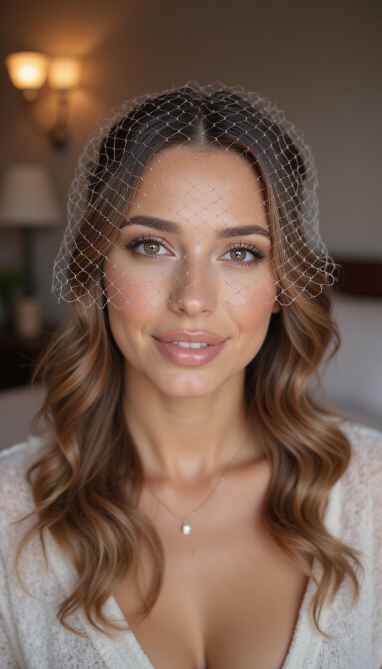 Hair Net Pin Curls For Smooth Morning Waves