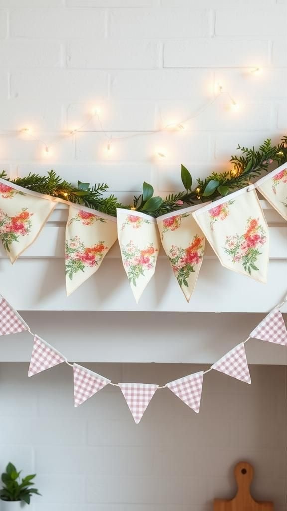 Bold No-Sew Fabric Bunting For Celebrations