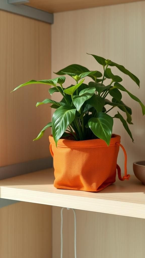 Fabric Planter Cozy For Pots And Baskets