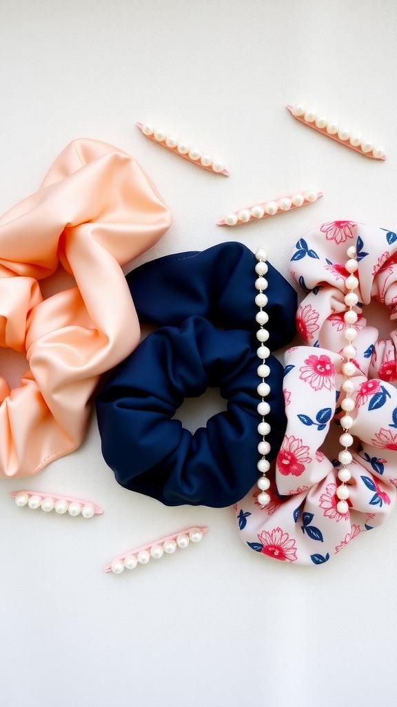 No-Sew Fabric Scrunchies With Hidden Elastic