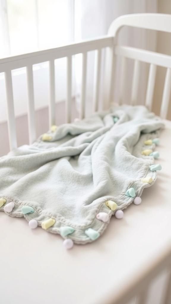 Snuggly No-Sew Baby Taggie Blanket