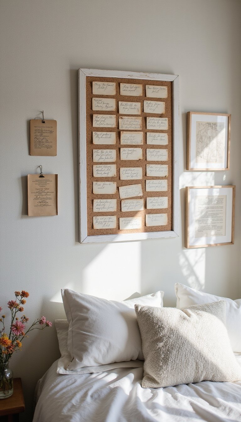 Handwritten Love Notes Wall Display Frame