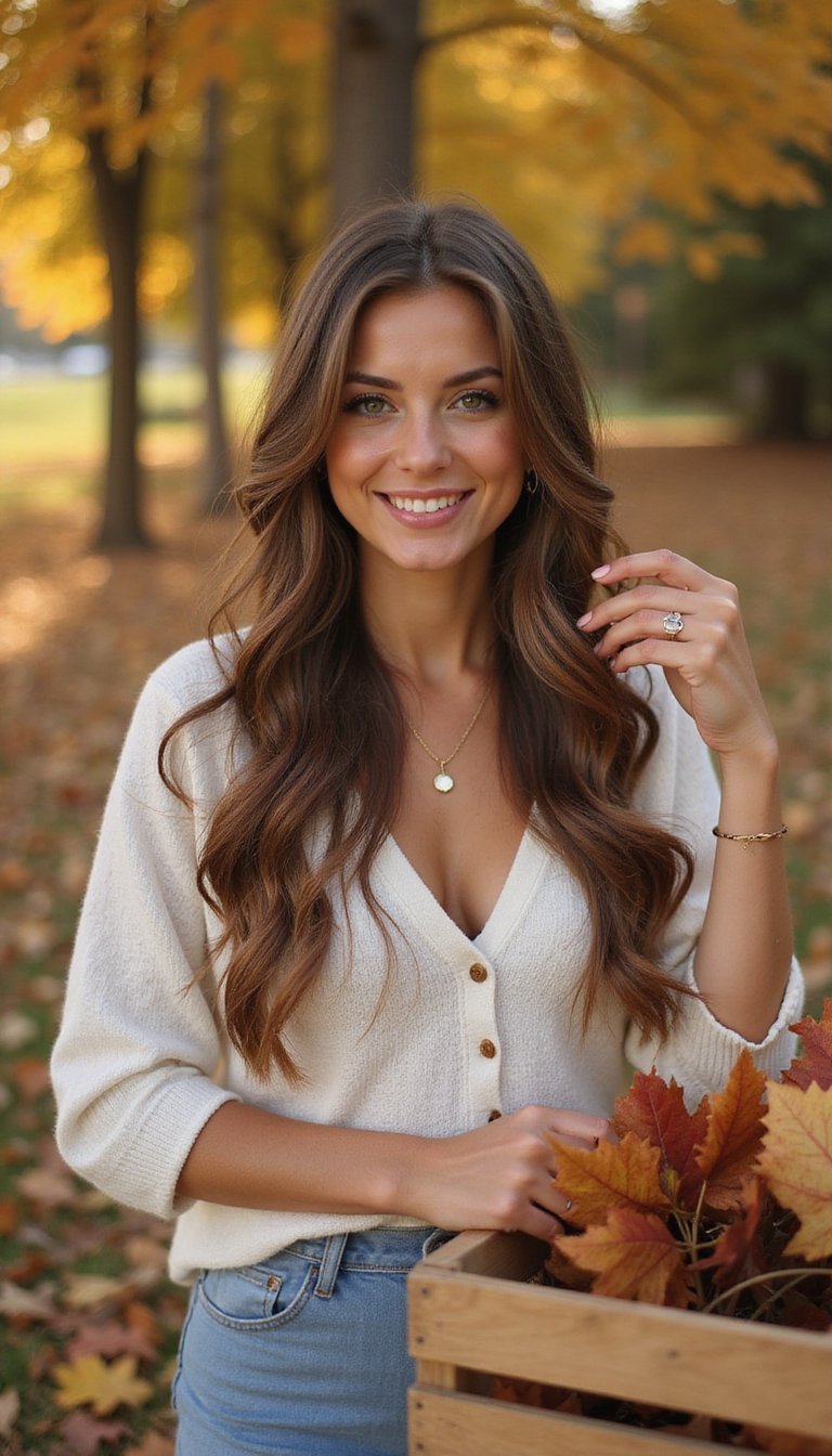 Boho Waves With A Ribbon Accent