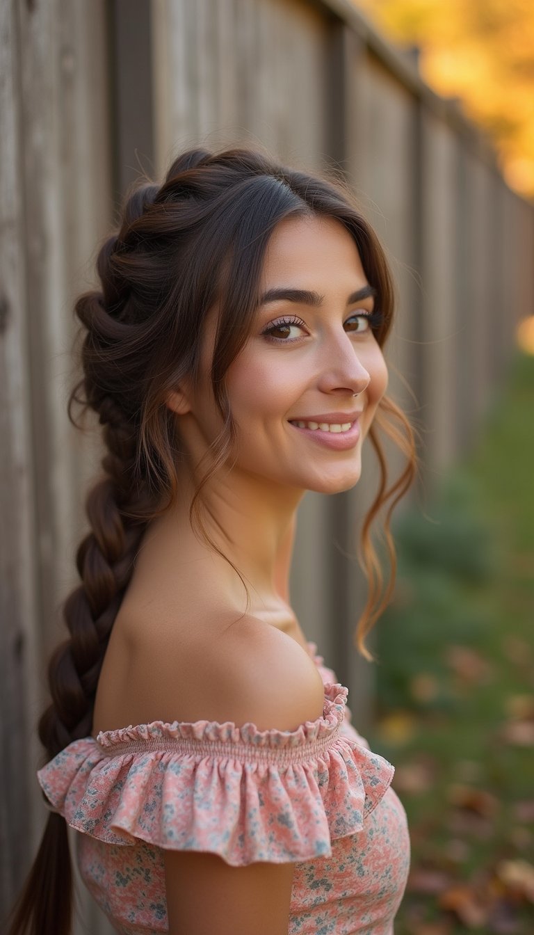 Fishtail Braid With Soft Face Pieces