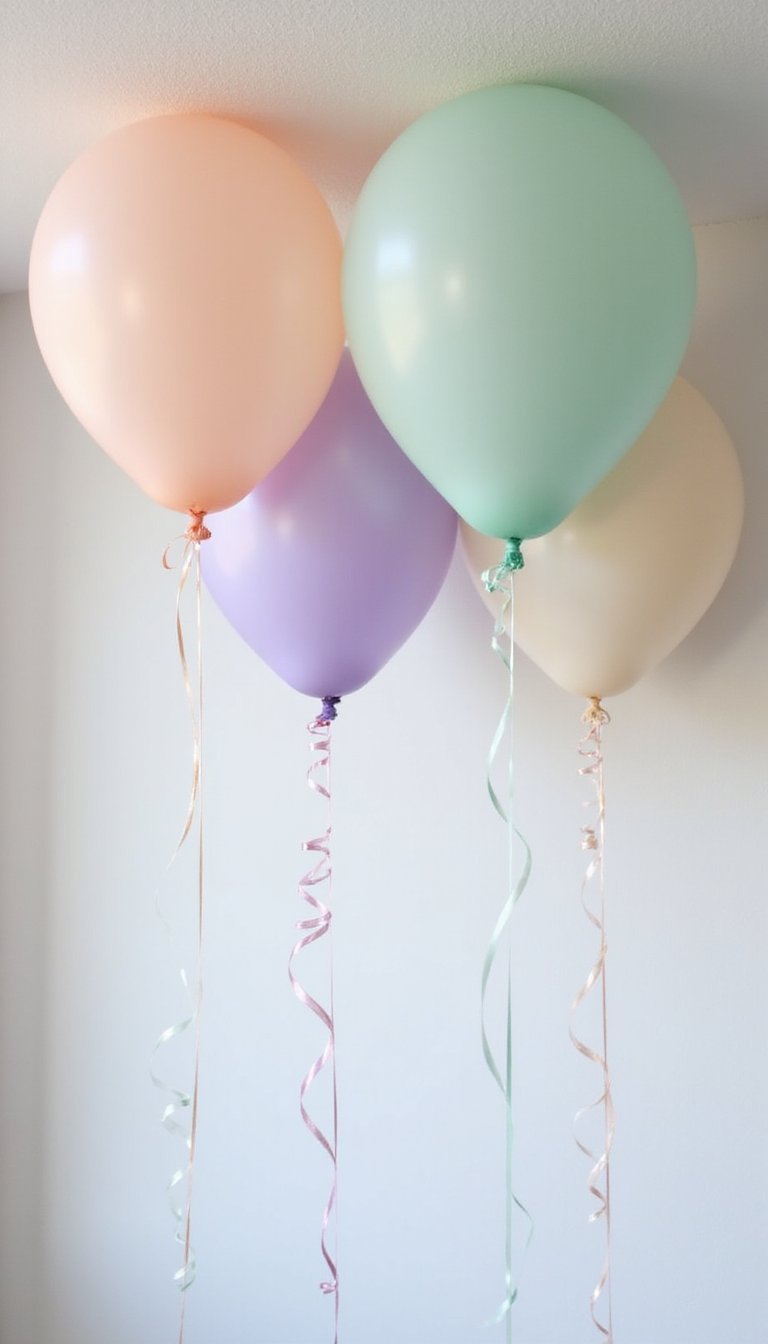 Pastel Balloon Ceiling For Dreamy Overhead Decor
