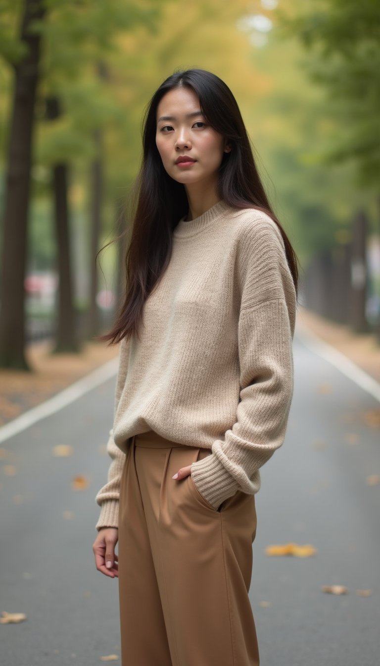 Ensemble Maille Et Pantalon Tailleur Doux