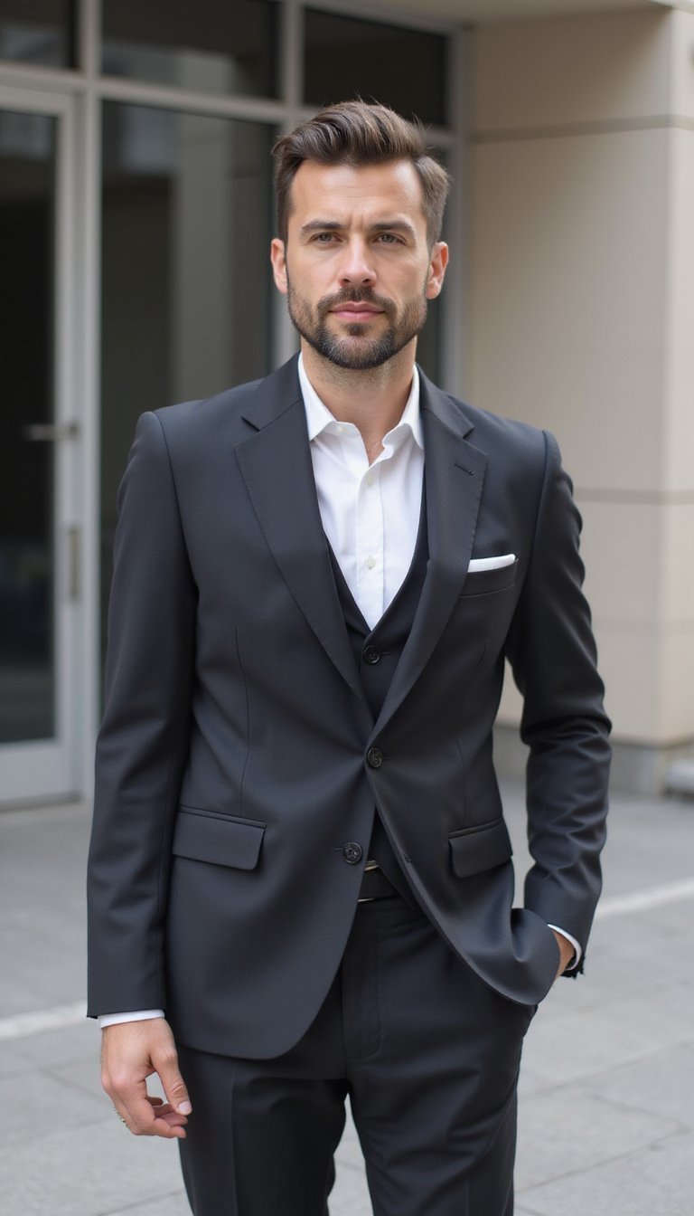 Tailleur Pantalon Monochrome Ton Sur Ton