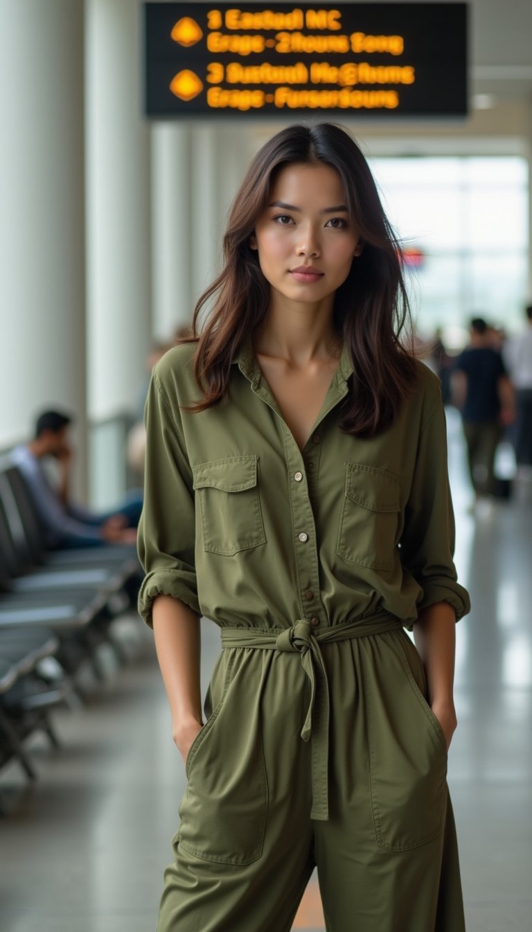 Jumpsuit Décontracté Pour Escales Rapides