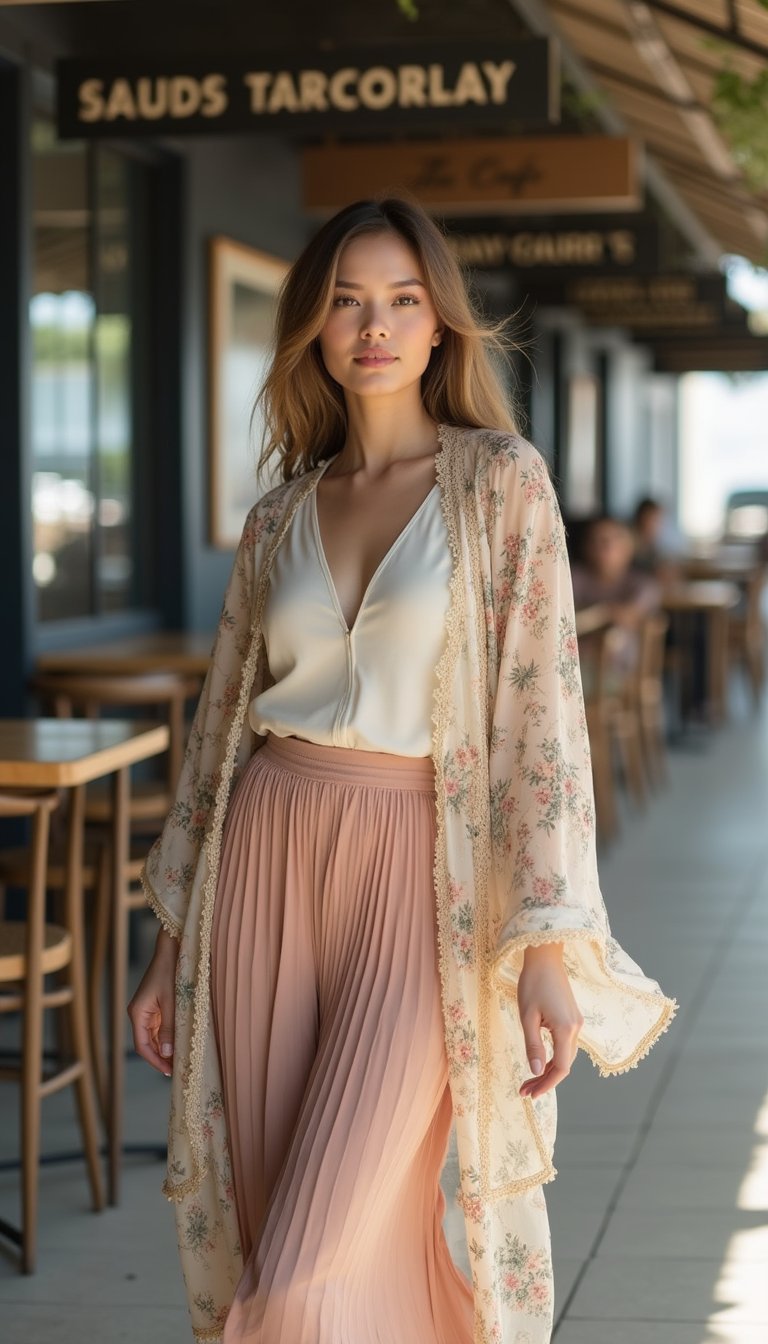 Look Bohème Léger Pour Vols Romantiques