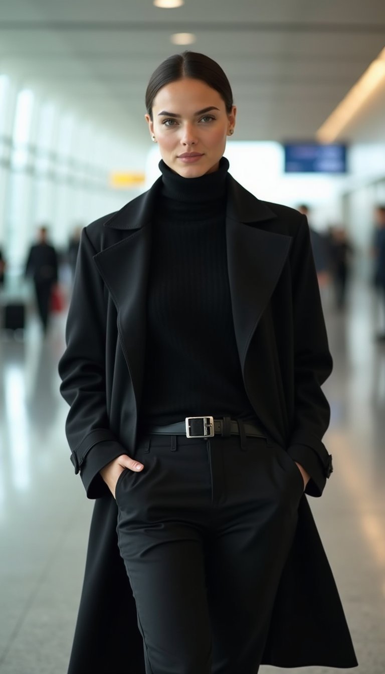 Look Monochrome Minimal Pour Voyage Stylé