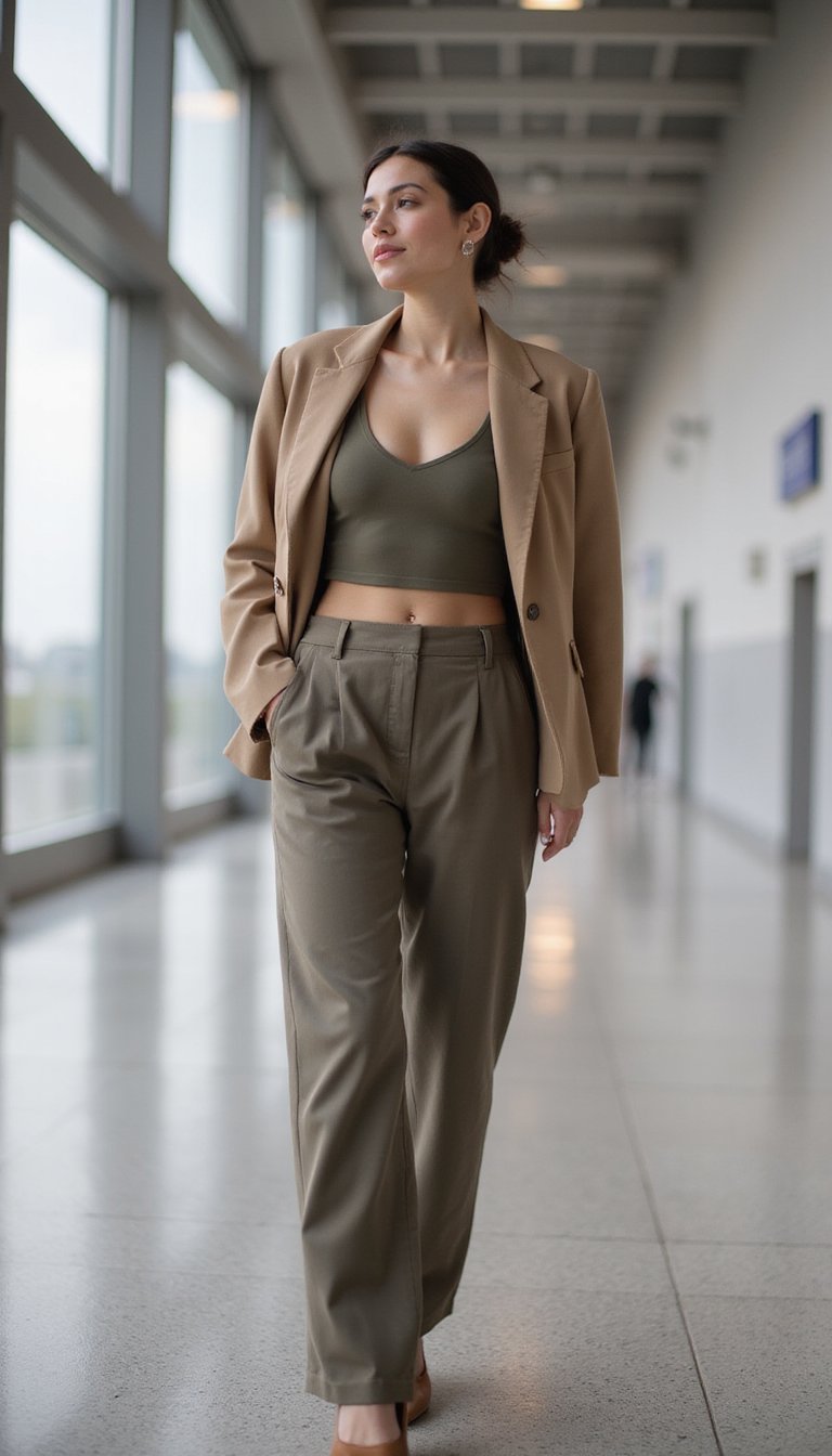 Look Petite Élancée Avec Couches Courtes