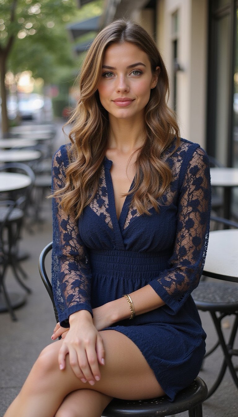 Robe Dentelle Courte Pour Premier Rendez-Vous