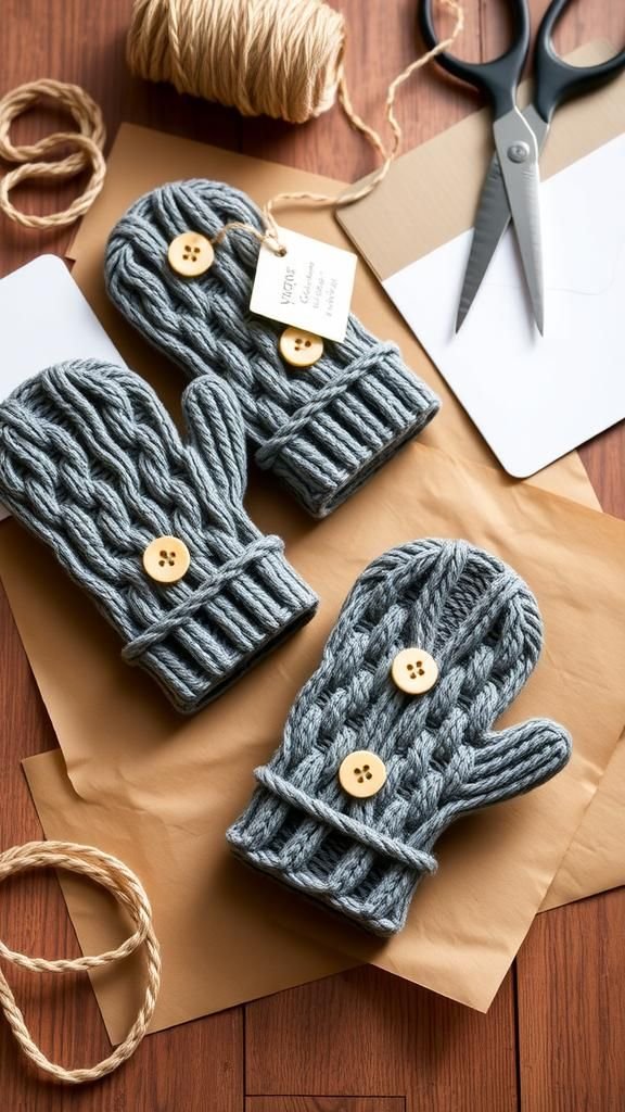 Mitten-Shaped Gift Card Holders From Sleeves