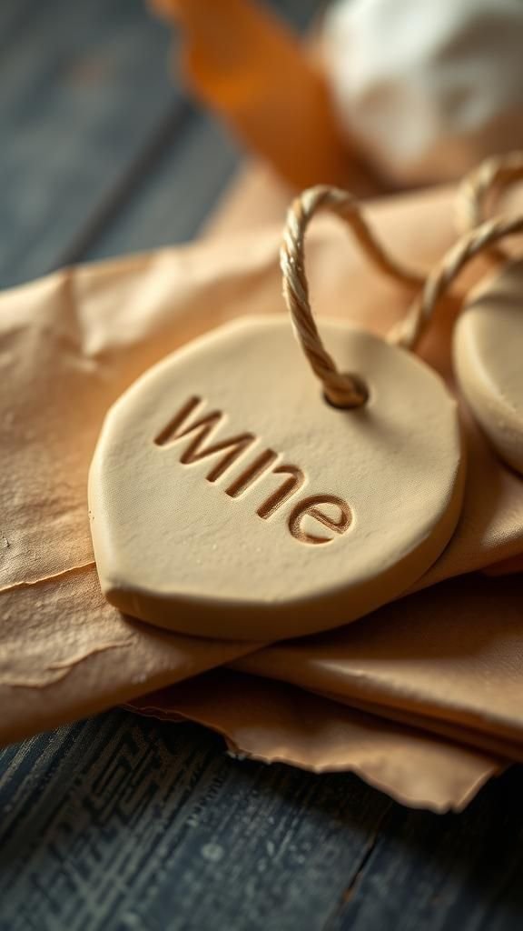 Personalized name tag for a special gift