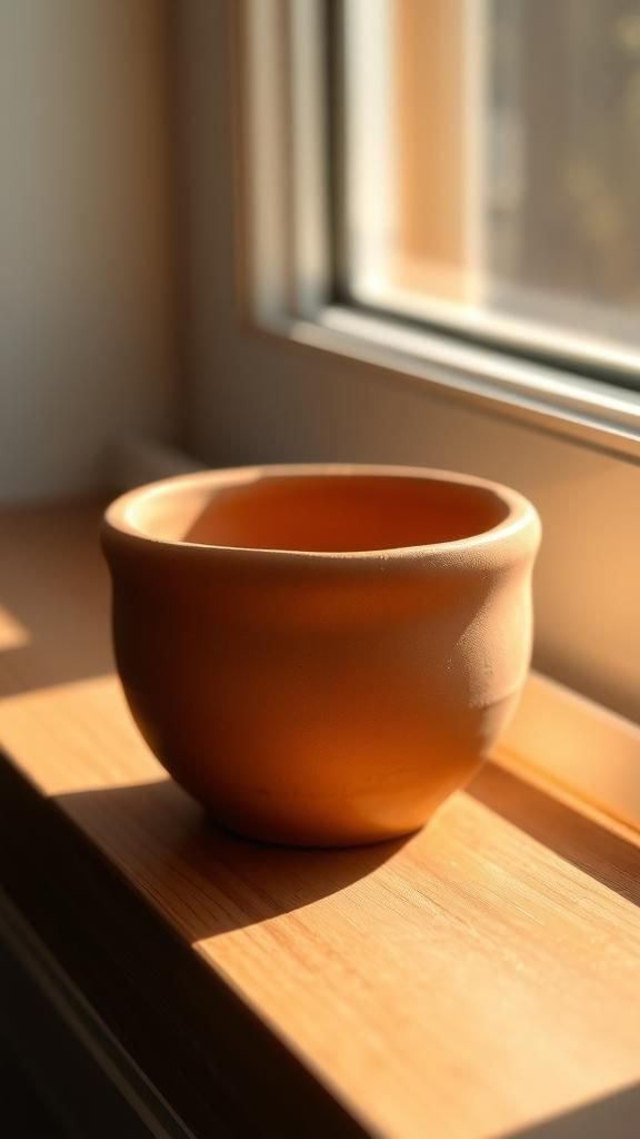 Tiny pinch pot: a cozy tabletop vessel