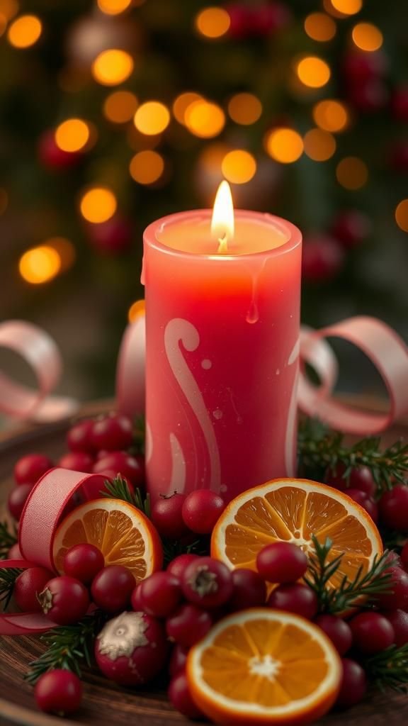 Cranberry orange holiday cluster with bright cheer
