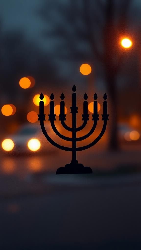 Window silhouettes casting gentle holiday shadows