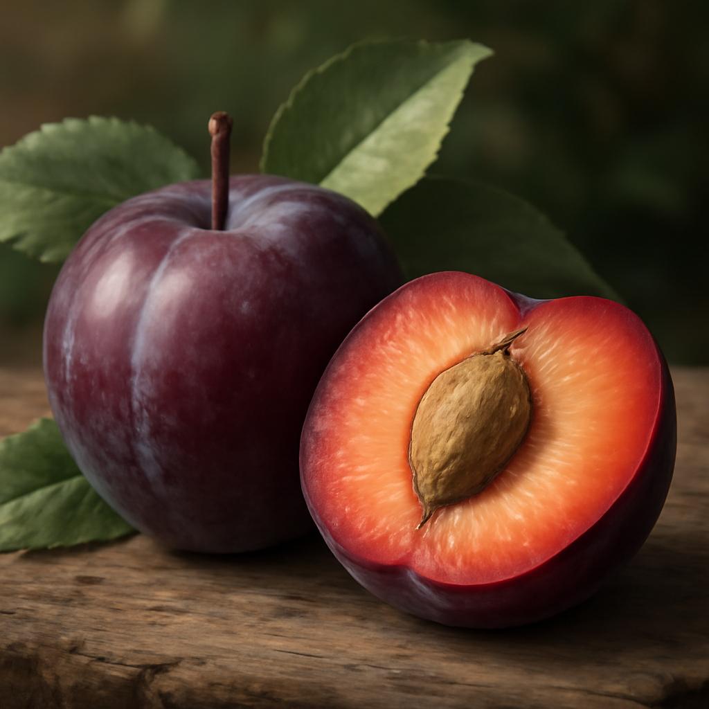 Plumcot illustration