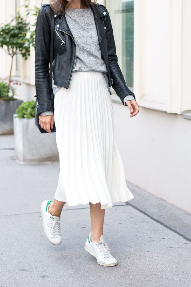 conjunto de cárdigan blanco