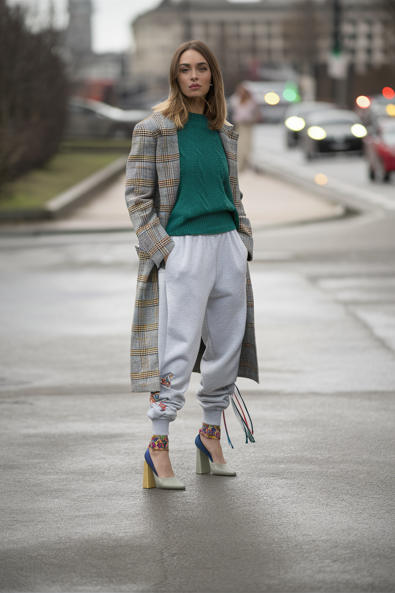 Looks de Calças de Moletom para a Primavera 20 Ideias 2025
