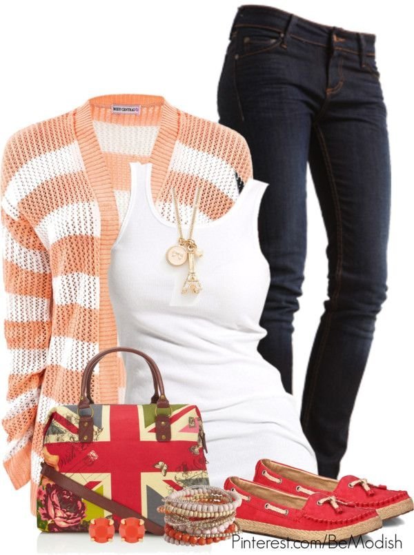 20 ideias de roupas Polyvore chiques com cardigans - Be Modish 20 Ideias de Looks Elegantes com Cardigans no Polyvore - Be Modernish - look com cardigan longo