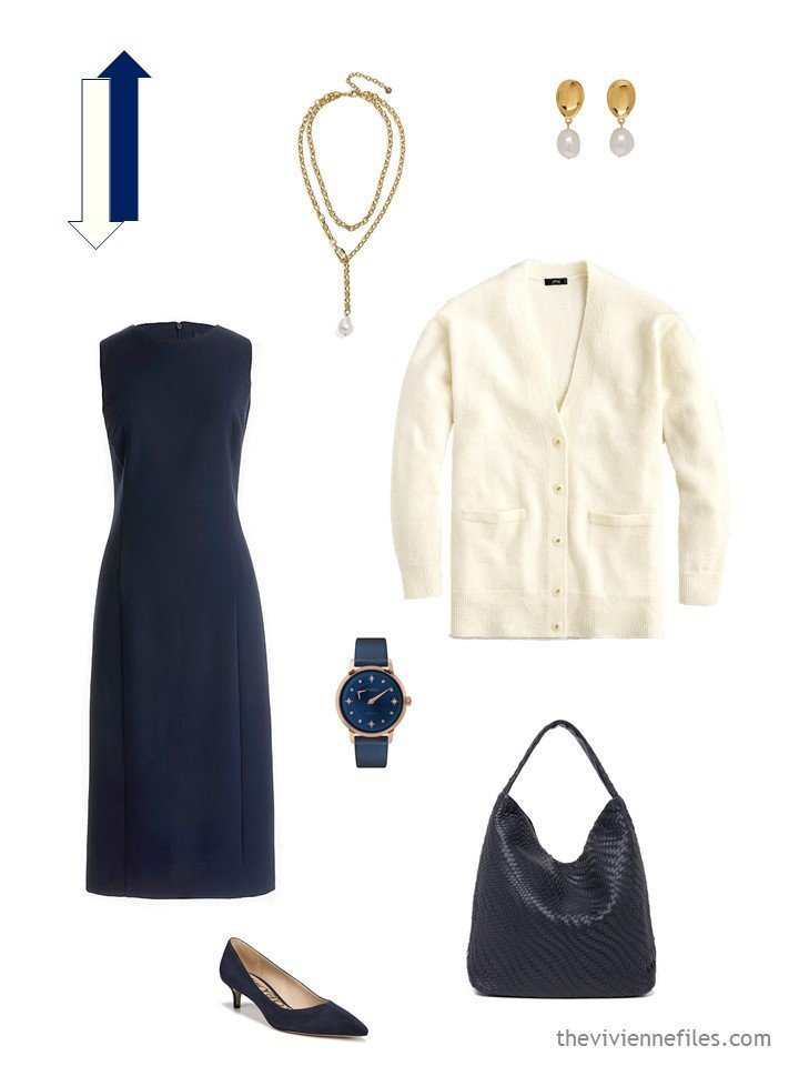 Conjunto de cárdigan beige