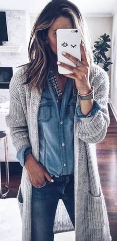 9 ideias de Cardigans | looks casuais, looks fofos, moda outono 9 ideias de cardigans | looks casuais, looks fofos, moda outono - look com cardigan longo