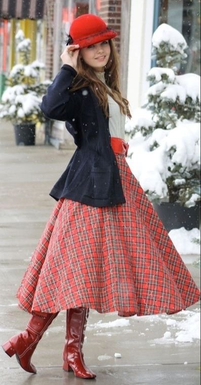 Página de pins - look de inverno com saia longa