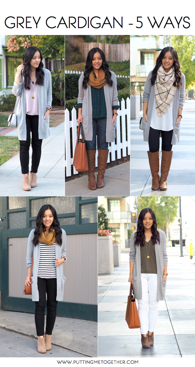 5 looks com um cardigan cinza (Putting Me Together) | Looks com cardigan cinza, Looks com cardigan, Looks fofos 5 looks com um cardigan cinza (Putting Me Together) | Looks com cardigan cinza, Looks com cardigan, Looks fofos - look cardigans para mulheres