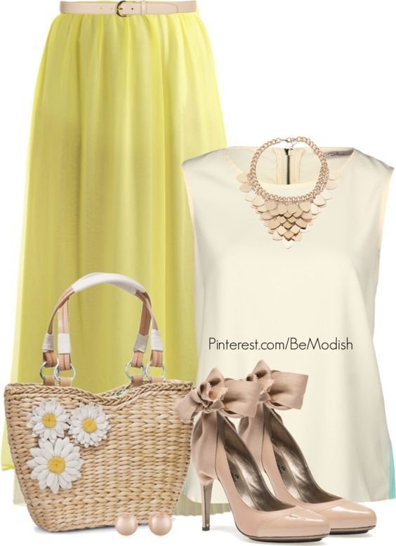 conjunto de saia dourada