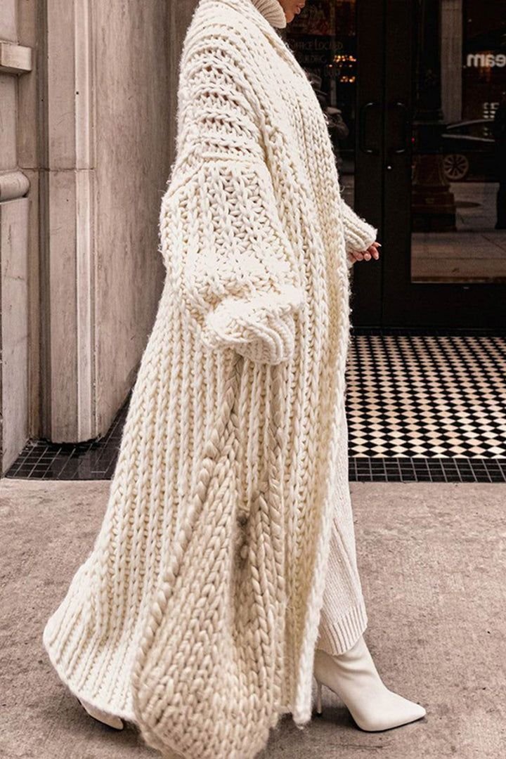Cardigan de malha grossa vazada Cardigan de malha grossa vazada - cardigan de malha grossa