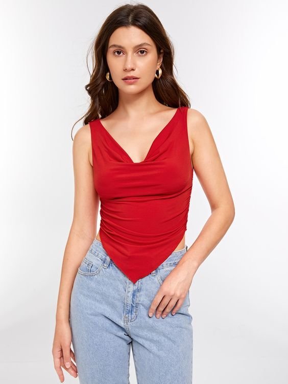 Camiseta sin mangas con bandana
