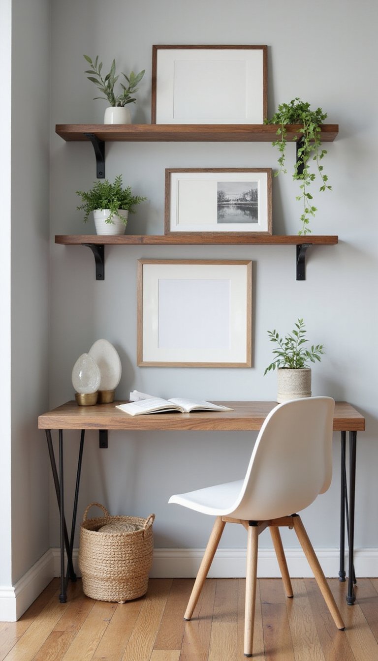 How to build floating shelves with hidden brackets?