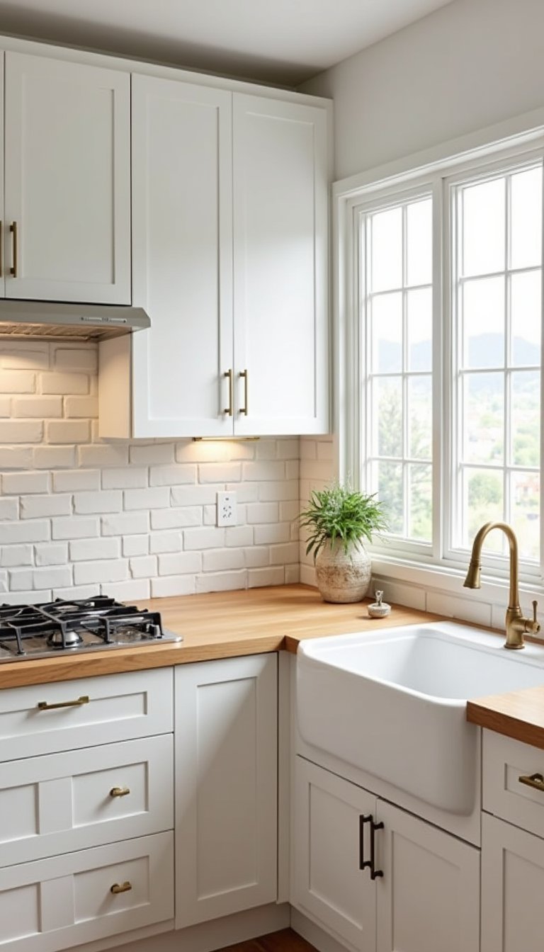 Peel-and-stick tile for kitchen backsplash refresh