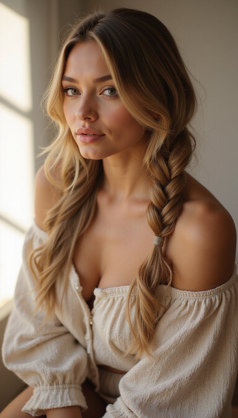 Effortless Fishtail Braid For Long Hair