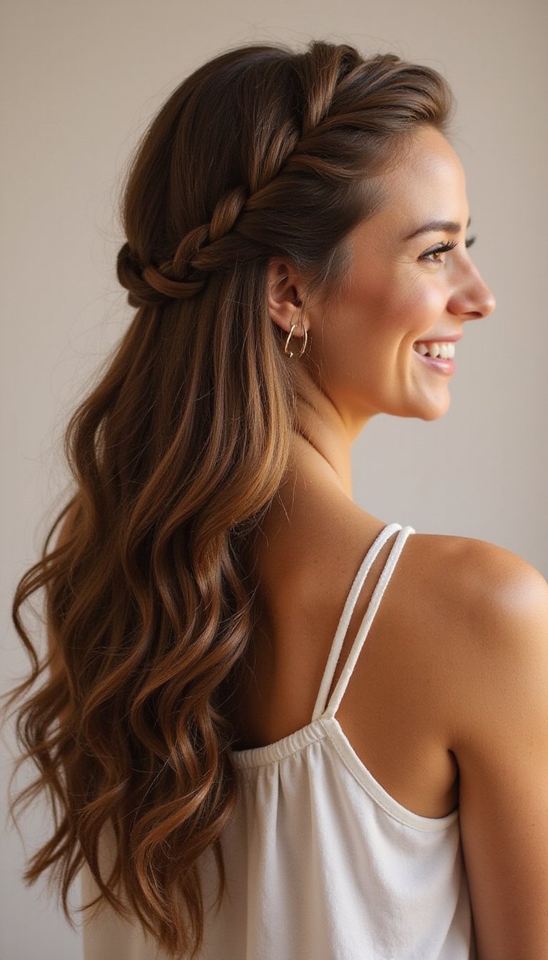 Pull Through Braid For Thick Hair Illusion