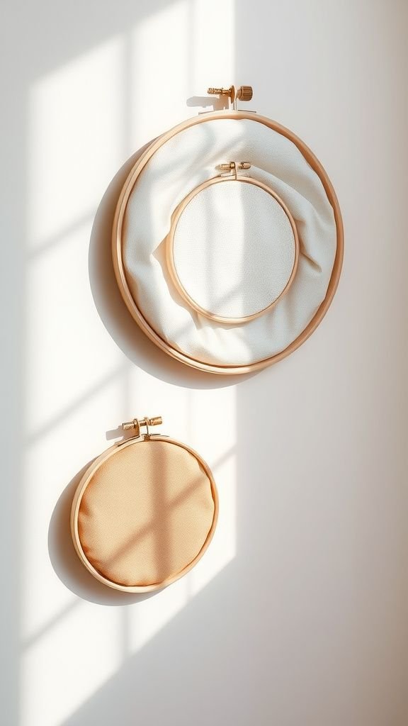 Layered hoops for depth and shadow
