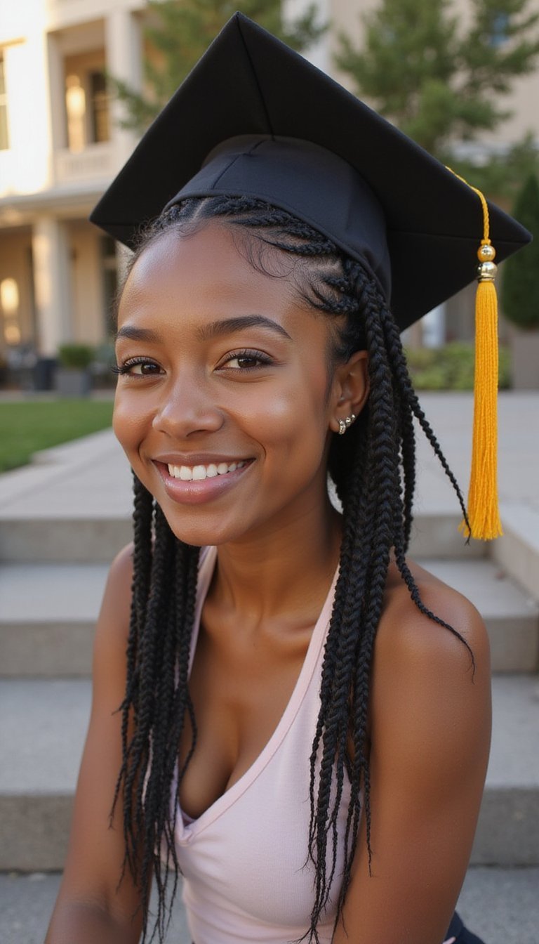 Low Cornrow Rows That Lay Flat