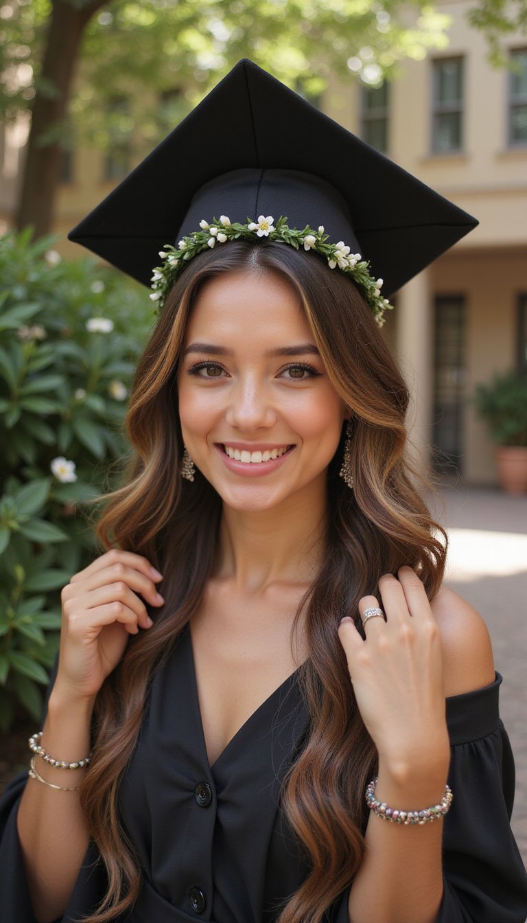 Low Halo Braid Crown For Boho Vibes
