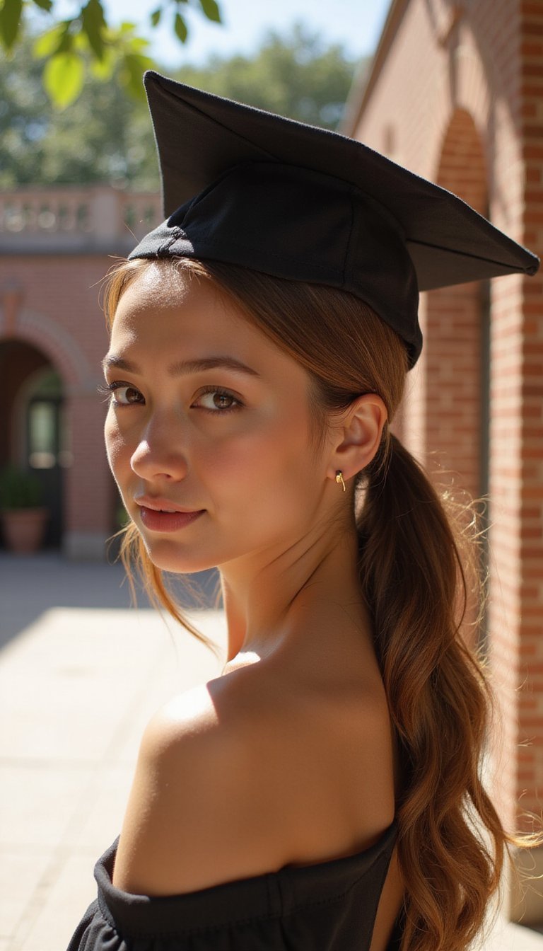Sleek Low Ponytail With Concealed Tie