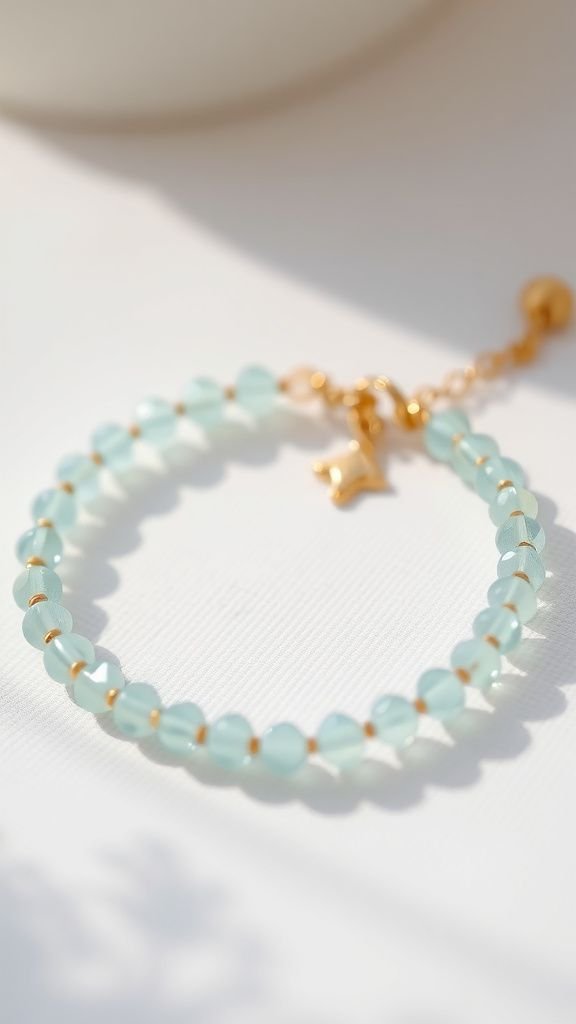 Beaded bracelet that jingles with every movement