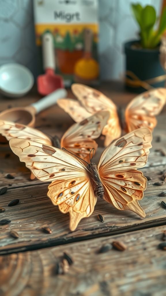 Seed-paper butterflies that plant wildflowers in spring?